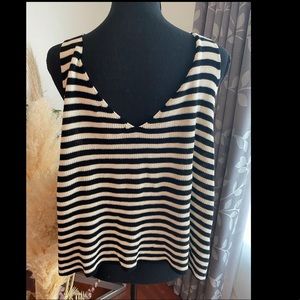 Knitted Striped Top